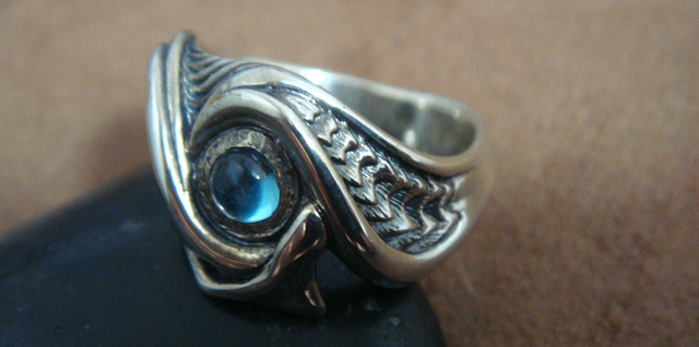 シルバー渦リング