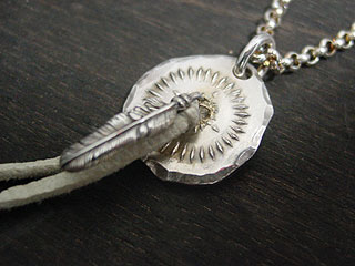 K-SMITH　フェザー付きメタルトップ