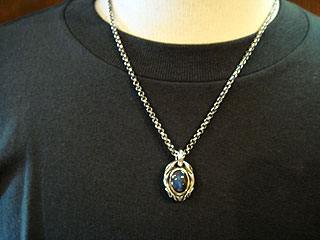 リバーシブルシルバーペンダントトップ