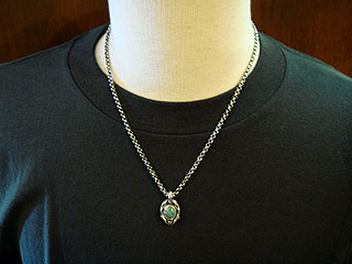 リバーシブルシルバーペンダントトップ