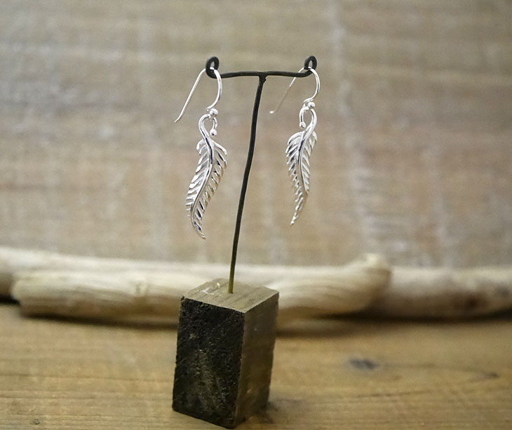 シルバー　フックピアス