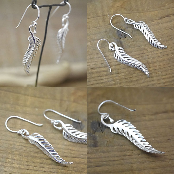 シルバー　フックピアス
