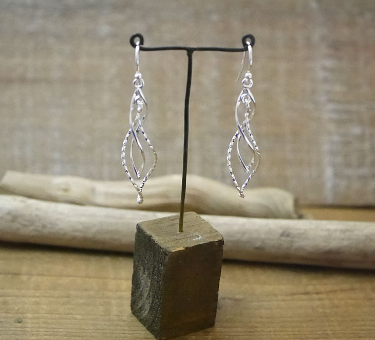 シルバー　フックピアス
