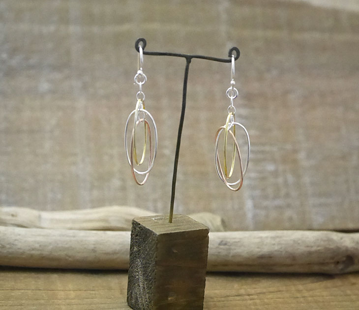 シルバー　フックピアス
