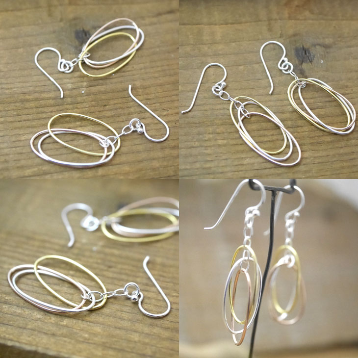 シルバー　フックピアス