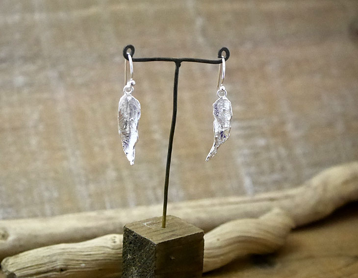 シルバー　フックピアス