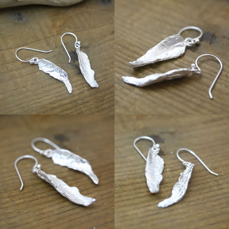 シルバー　フックピアス