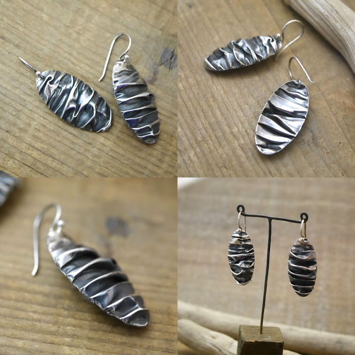 シルバー　フックピアス