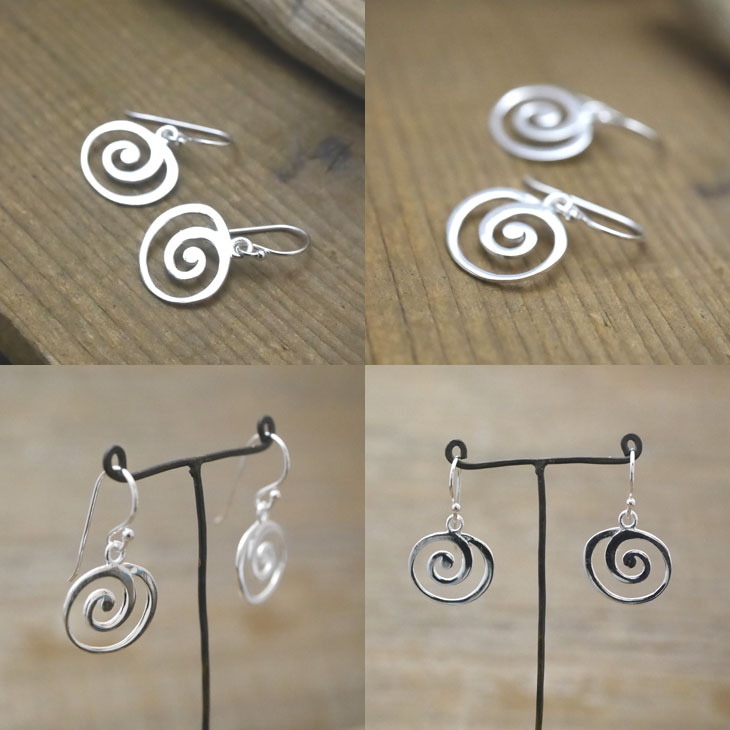 シルバー　フックピアス