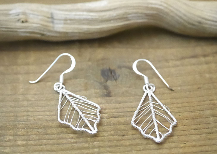 シルバー　フックピアス