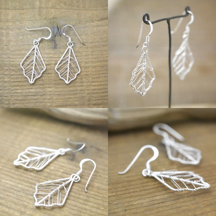 シルバー　フックピアス