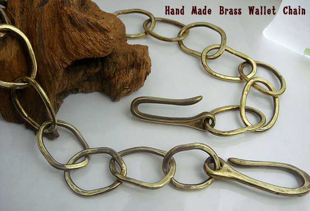Ryoku 真鍮 wallet chain-