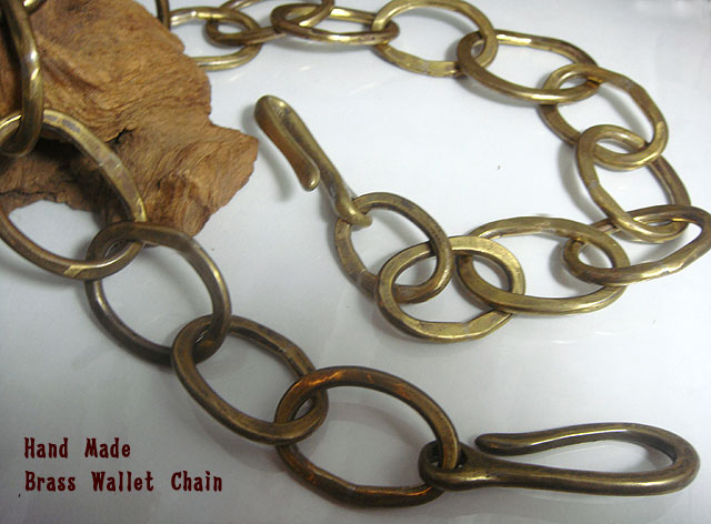 Ryoku 真鍮 wallet chain-