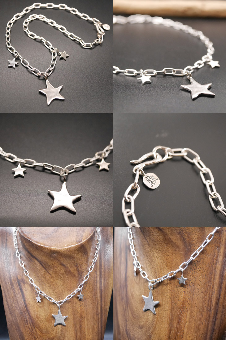 RYOKU  星のネックレス  silver star necklace