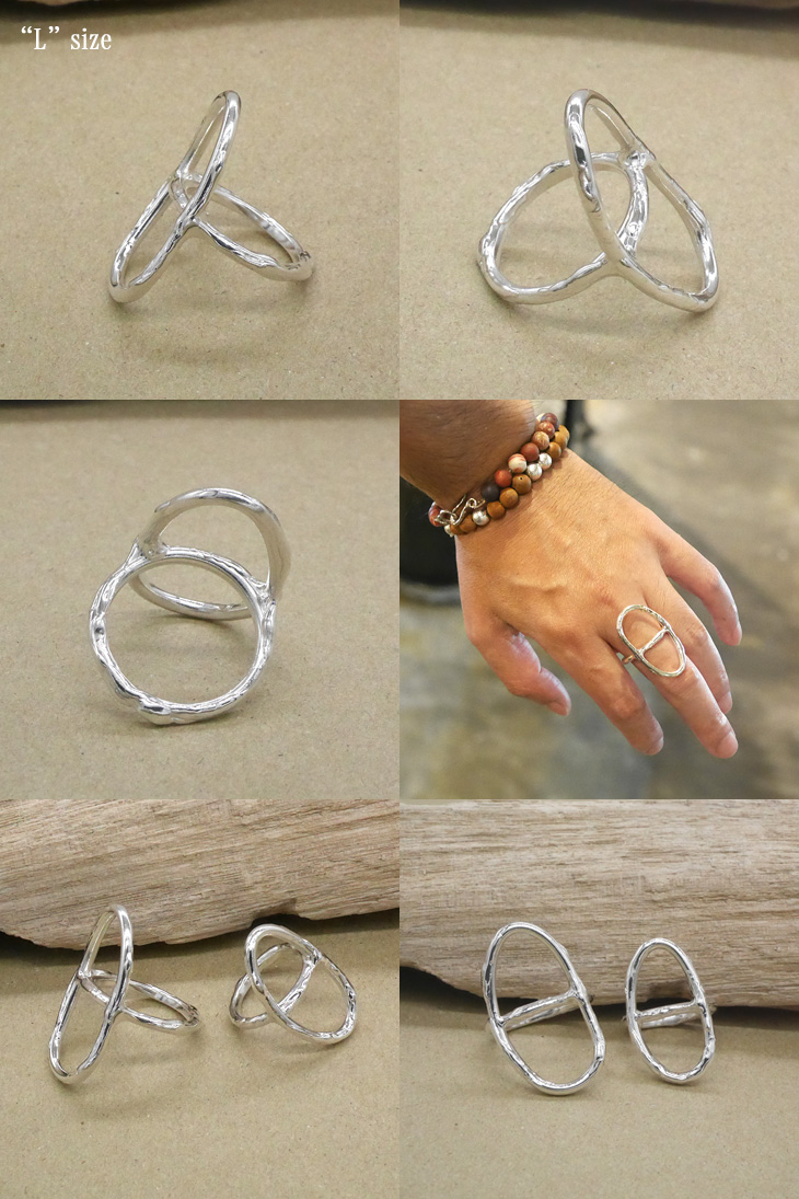 シルバーリング　大きい