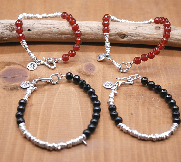 アンティーク　カーネリア銀細工ブレスレット　ー3 wca306-3.jpg