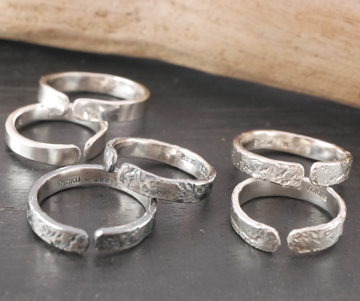 RYOKU　ハンドメイドシルバーリング    hand made silver ring