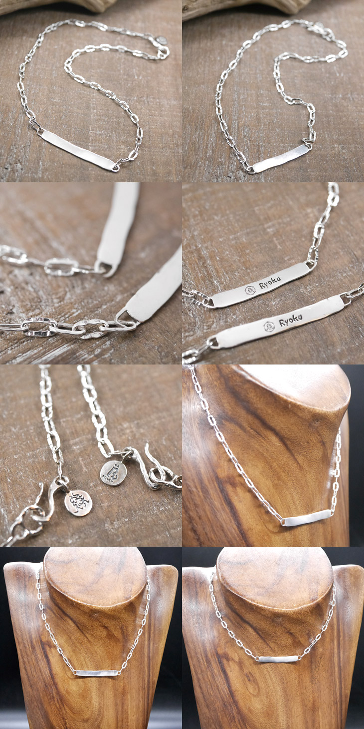 RYOKU  シルバーIDネックレス  silver ID necklace