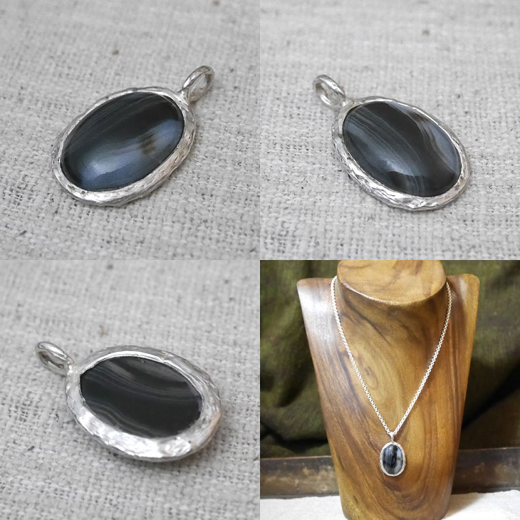 アゲート　ペンダントトプ