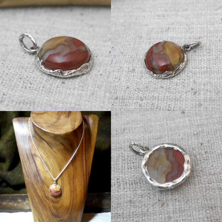 アゲート　ペンダントトプ