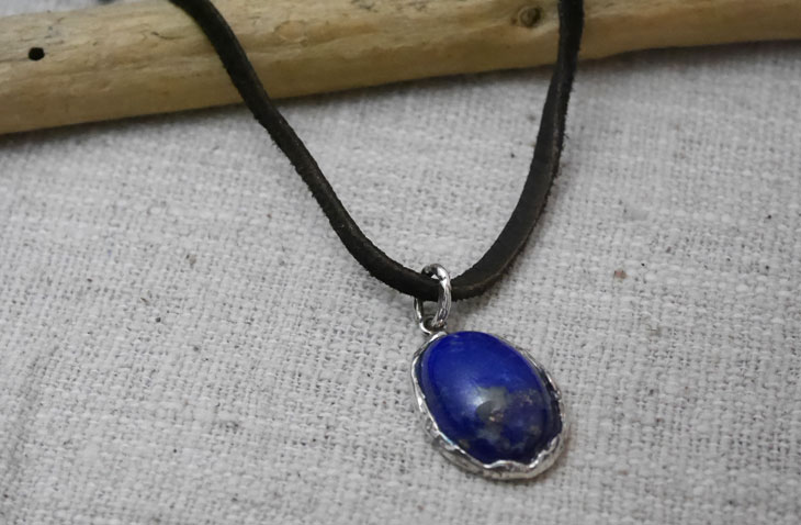 アジュライト　ペンダントトップ