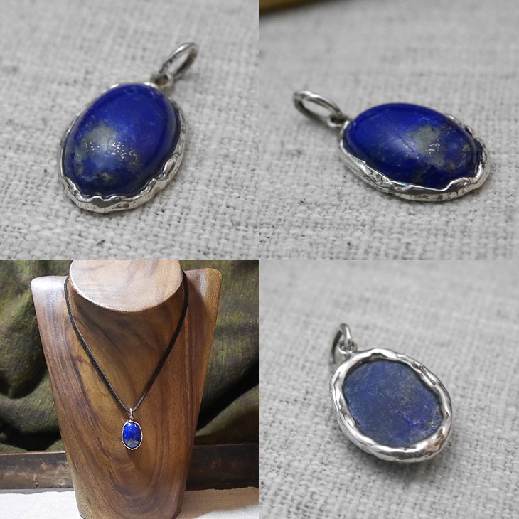 アジュライト　ペンダントトップ