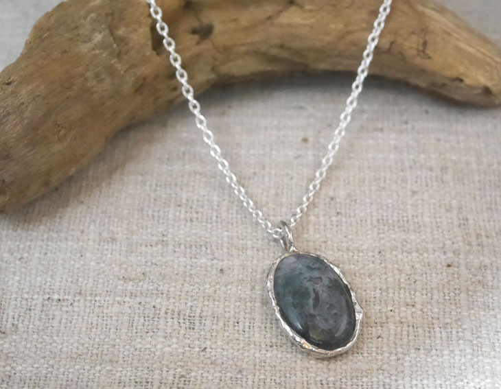 モスアゲート　ペンダントトップ