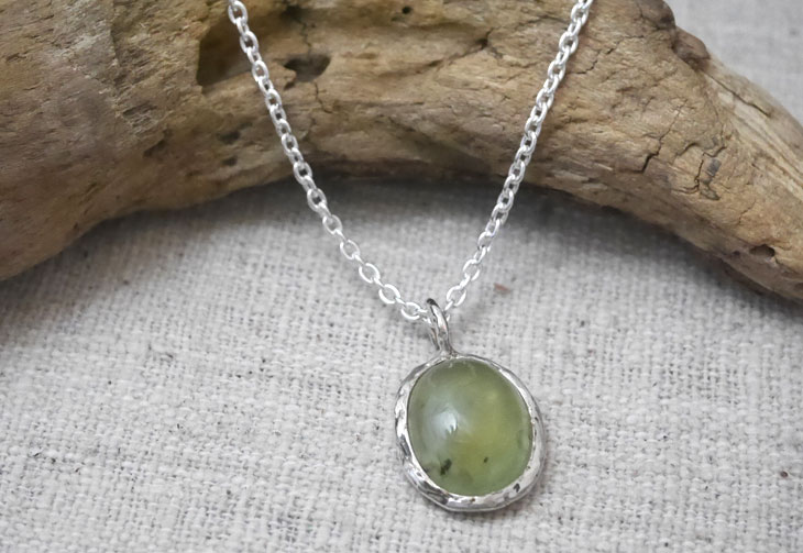 プレナイト　ペンダントトップ