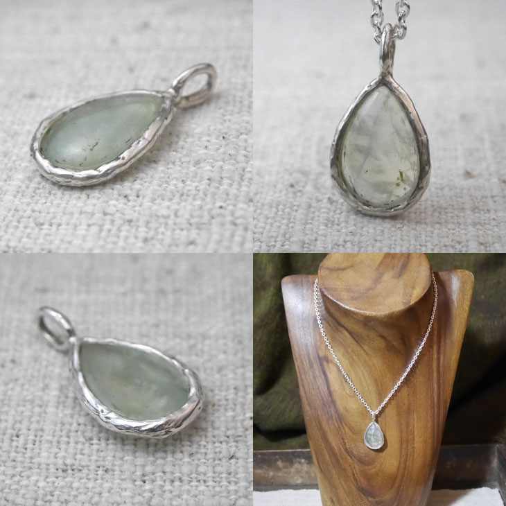 プレナイト　ペンダントトップ