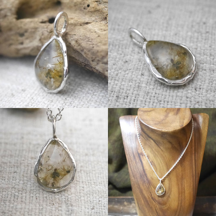 ルチルクオーツ　ペンダントトップ