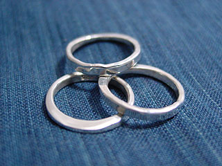 TUZUMI たたき3連リング